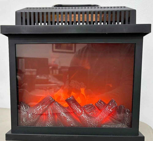 Battery-Operated LED Fireplace Lantern