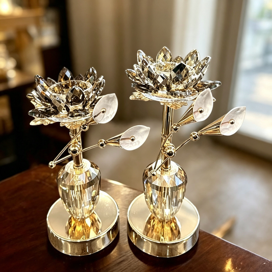 PETAL HARMONY CANDLEHOLDERS - Home Decor Pakistan  | Decor Lounge pk