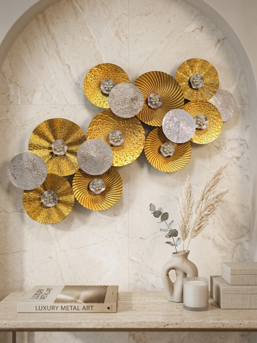 Modern Metal Wall Art – Decorative Wall Accent