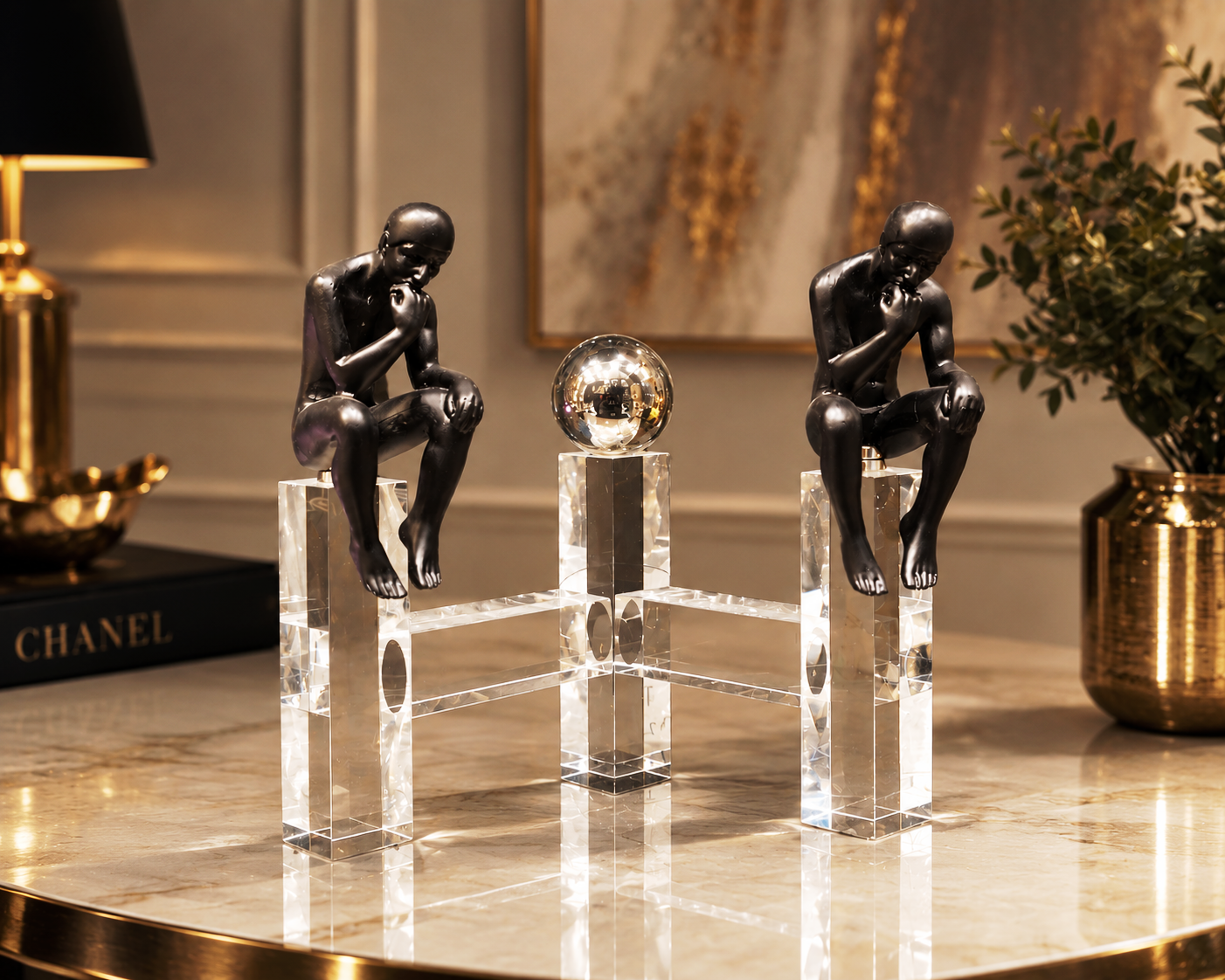Abstract Thinker Sculpture - Home Decor Pakistan  | Decor Lounge pk