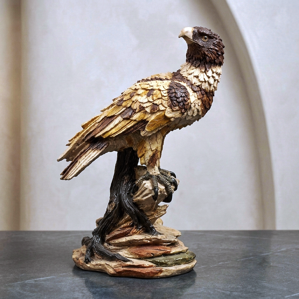 Aquila Majestic Eagle Statue – Handcrafted Resin Tabletop Sculpture