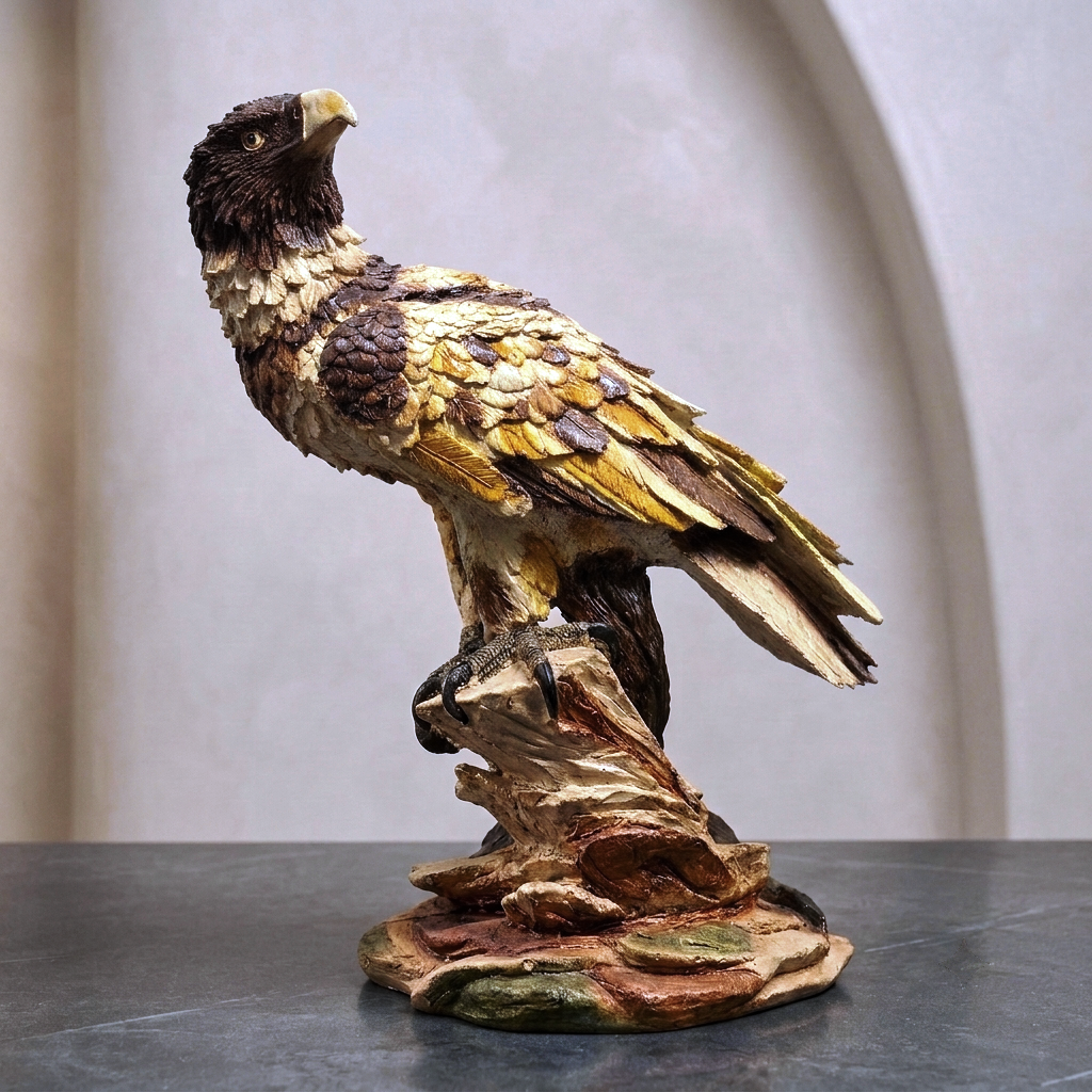 Aquila Majestic Eagle Statue – Handcrafted Resin Tabletop Sculpture