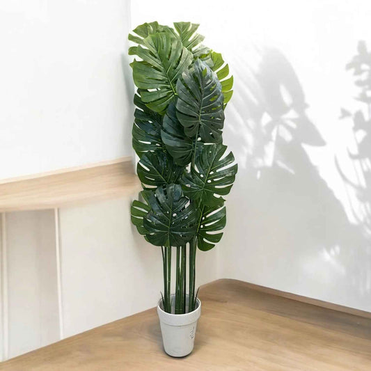 Artificial Monstera Tree in Pot