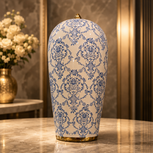 Blue & White Chinoiserie Vases - Home Decor Pakistan  | Decor Lounge pk