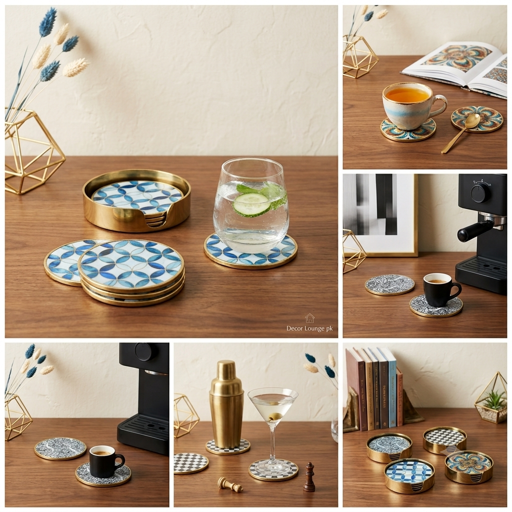 PREMIUM COASTER SET 4-Pc