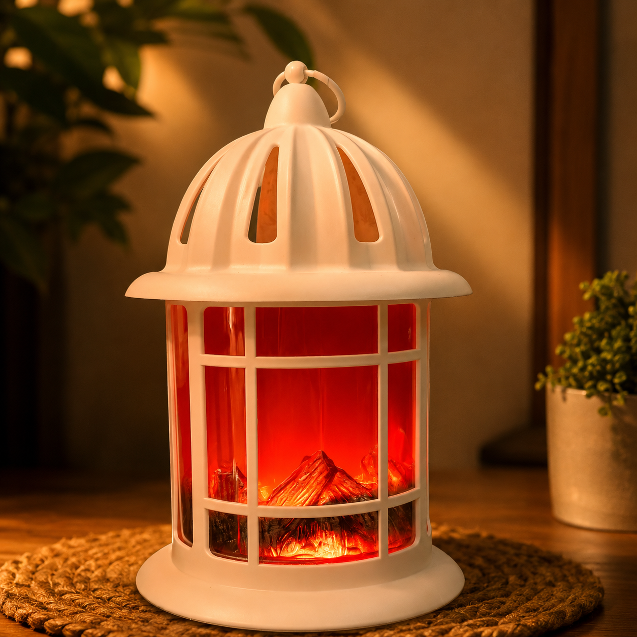 DECORATIVE TABLE LAMP FIREPLACE - Home Decor Pakistan  | Decor Lounge pk