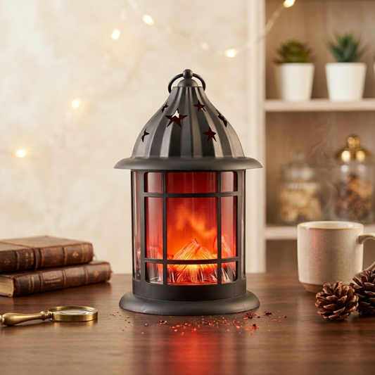 DECORATIVE TABLE LAMP FIREPLACE