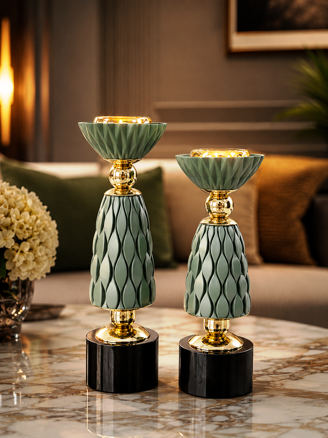Dramora Polymer Candle Holders - Home Decor Pakistan  | Decor Lounge pk