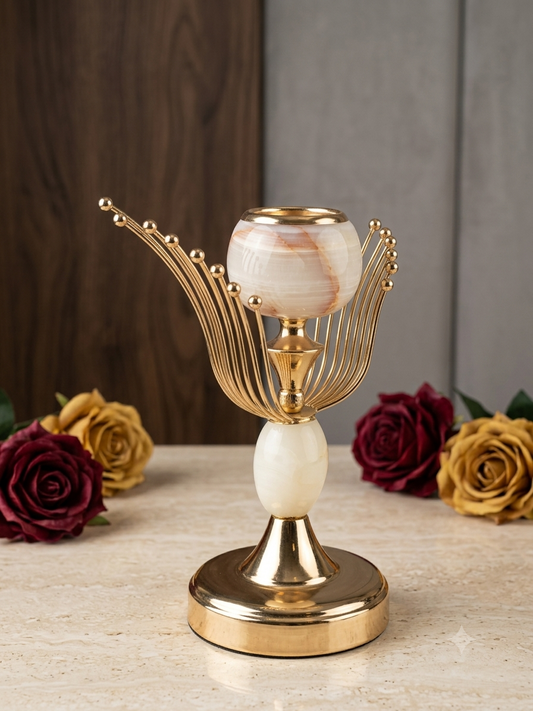 Elysian Pearl Candle Holder