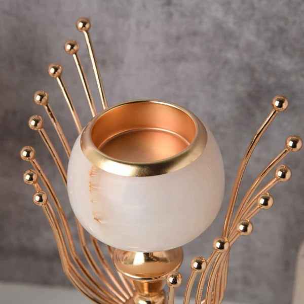 Elysian Pearl Candle Holder