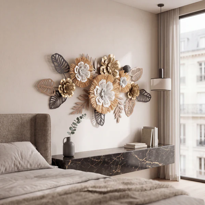 Floral 3d Wall Ornament - Home Decor Pakistan  | Decor Lounge pk