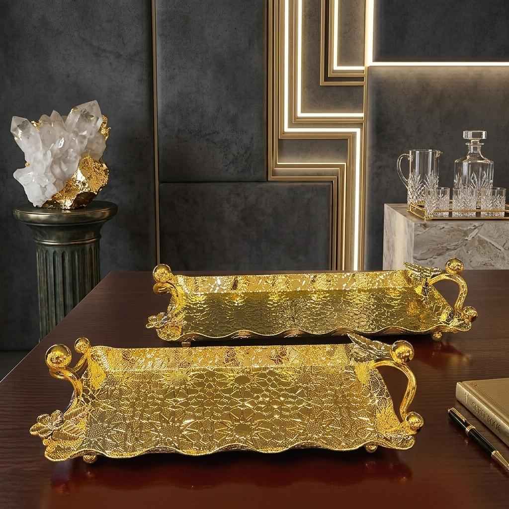 GILDED GRACE TRAYS