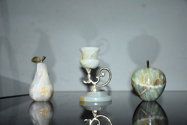 Handcrafted Onyx Marble (3 Piece Set)