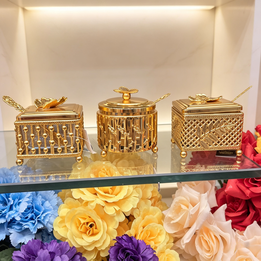 Luxury Gold Decorative Storage Box - Home Decor Pakistan  | Decor Lounge pk