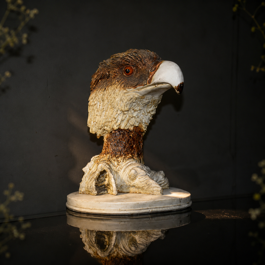Majestic Eagle Head Sculpture - Home Decor Pakistan  | Decor Lounge pk