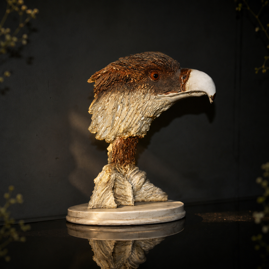 Majestic Eagle Head Sculpture - Home Decor Pakistan  | Decor Lounge pk