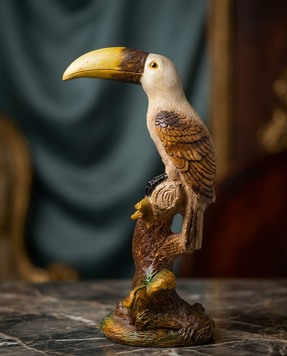 Majestic Toucan Bird Sculpture