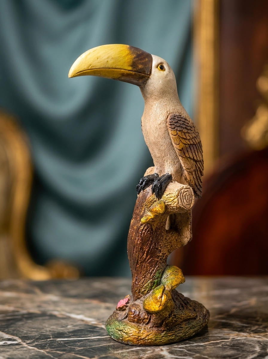 Majestic Toucan Bird Sculpture
