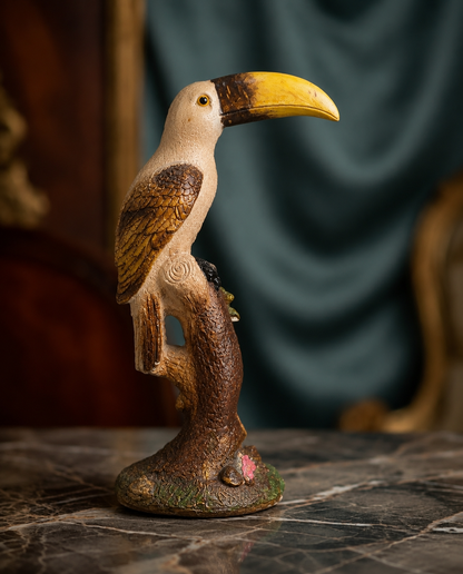 Majestic Toucan Bird Sculpture - Home Decor Pakistan  | Decor Lounge pk