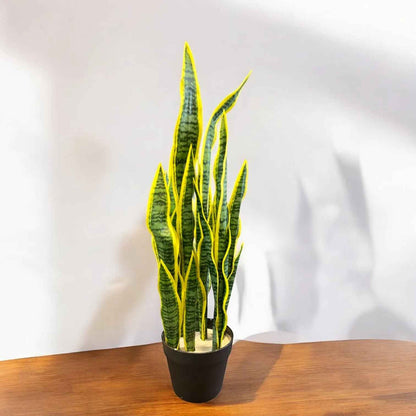 REALISTIC ARTIFICIAL SNAKE PLANT