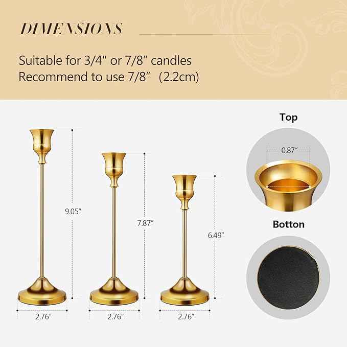 Tifanso Taper Candle Stick Holder