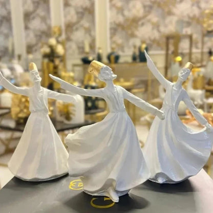 Whirling Dervish Figurine Set (3 Pieces)