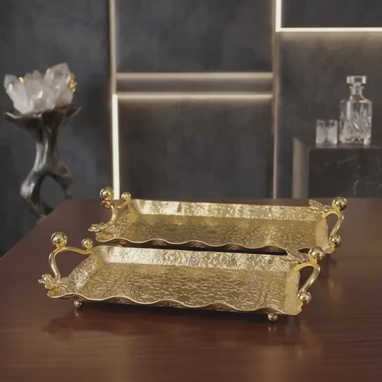 GILDED GRACE TRAYS